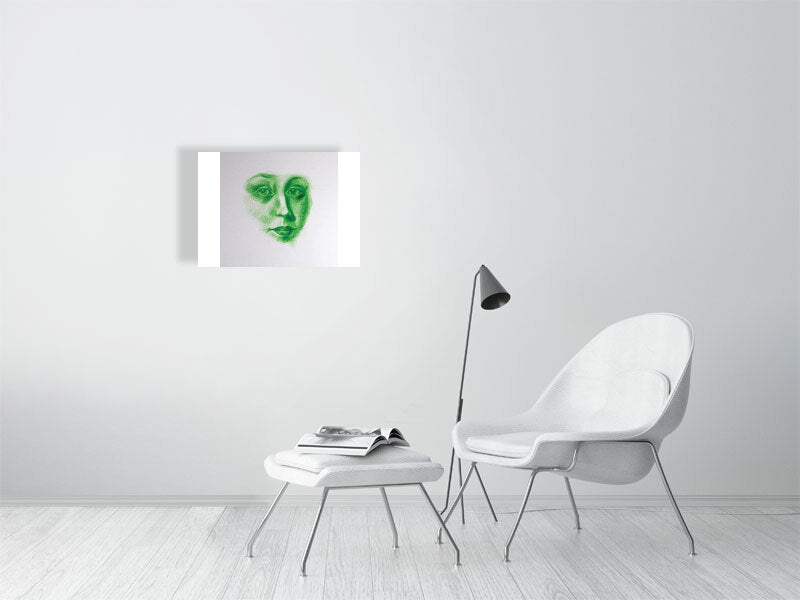Fragment Study 5 Giclée print A2 size by Maria Pelton showing human emotions and fragments of memory inspired by Renaissance paintings