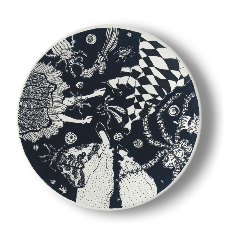 Ballroom Toes | China Plate