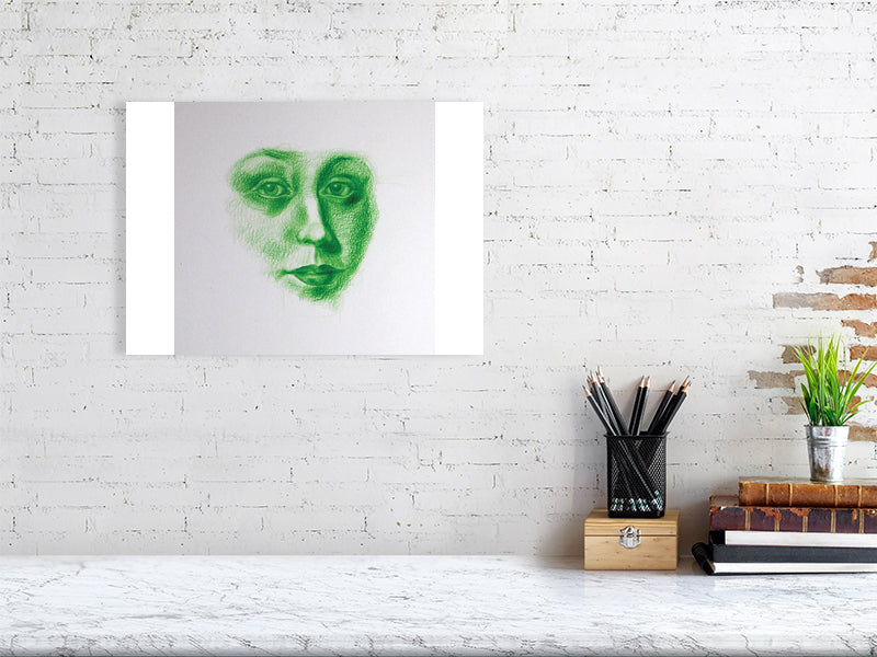 Fragment Study 5 Giclée print A3 size by Maria Pelton showing human emotions and fragments of memory inspired by Renaissance paintings