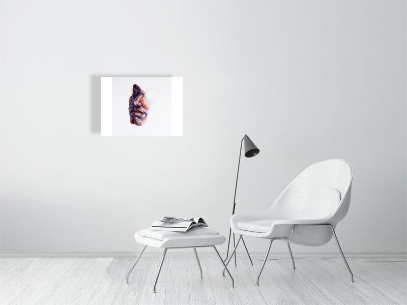 Fragment Study 1 Giclée print A2 size by Maria Pelton showing human emotions and fragments of memory inspired by Renaissance paintings