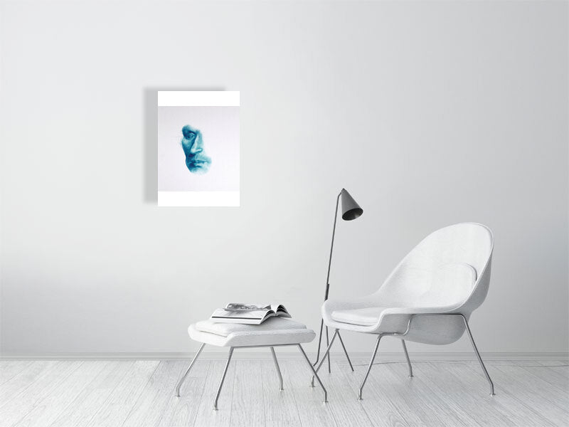 Fragment Study 2 Giclée print A2 size by Maria Pelton showing human emotions and fragments of memory inspired by Renaissance paintings