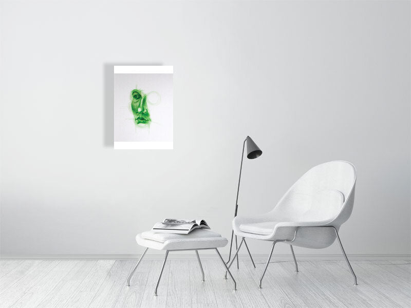 Fragment Study 3 Giclée print A2 size by Maria Pelton showing human emotions and fragments of memory inspired by Renaissance paintings