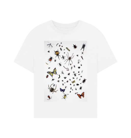 White Printed T-shirt Front