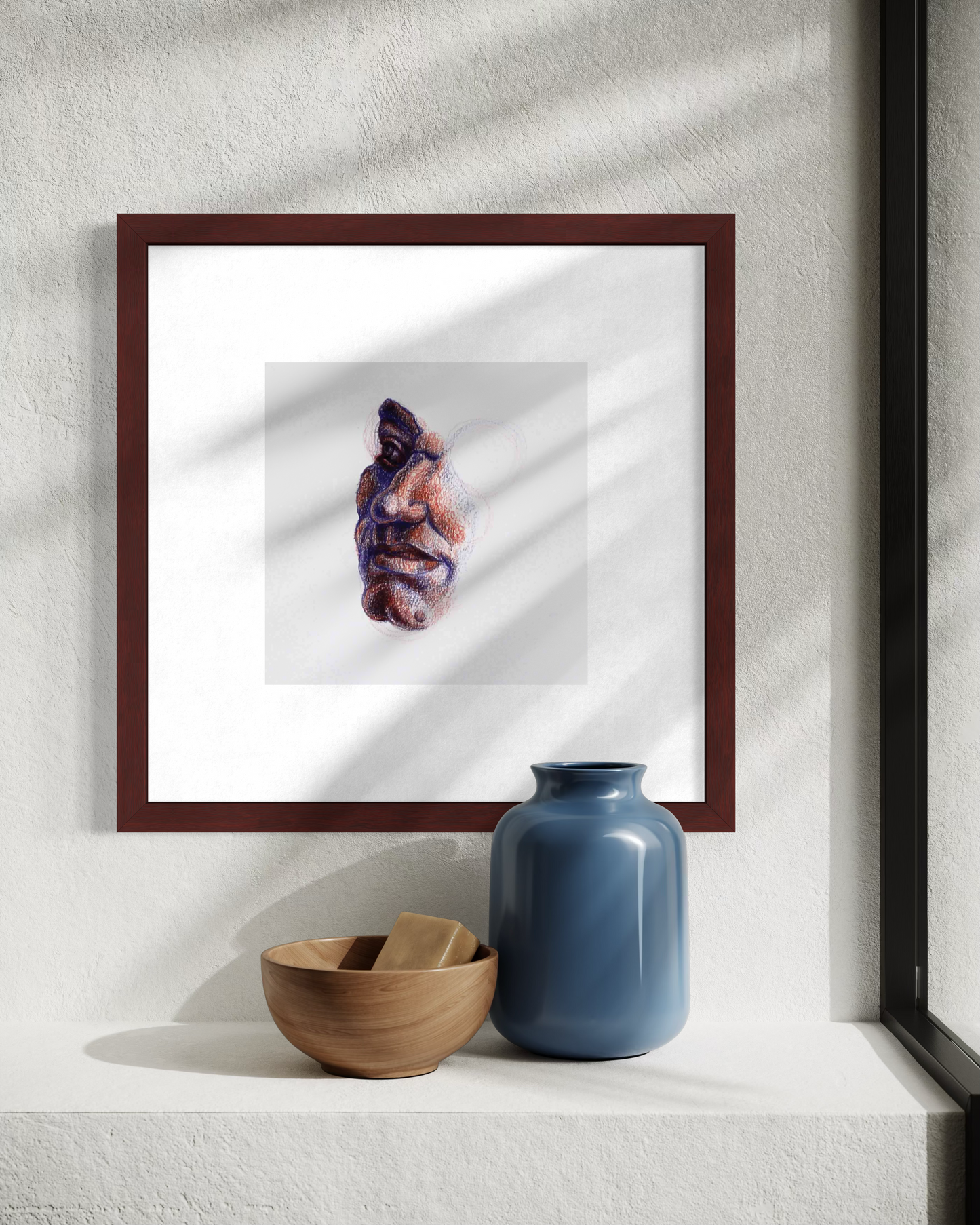Fragment Study 1 | Coloured pencil on paper