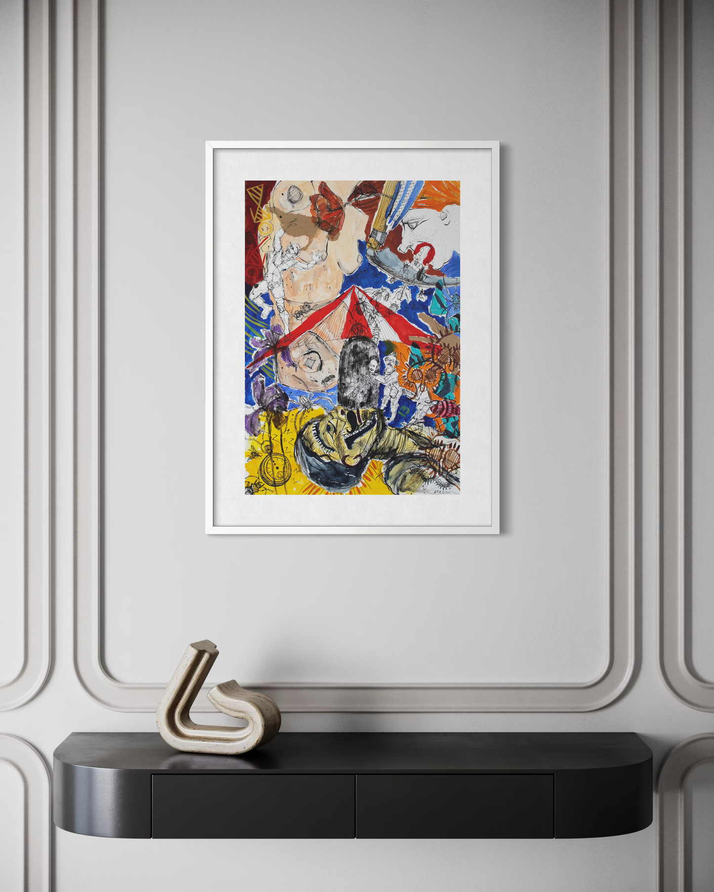 Circus of life 02 | Ink & watercolour on paper