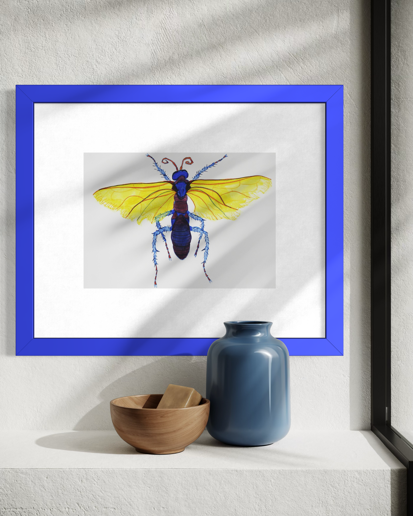 Bug - Violetta | Watercolour on paper