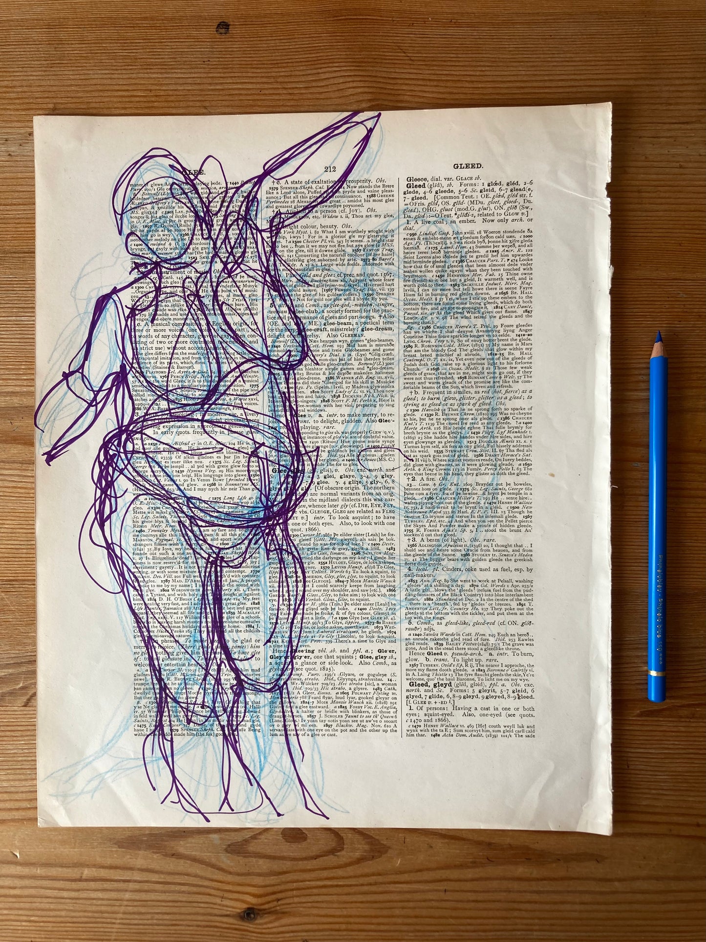 Glee Gleed | Ink & pencil on paper
