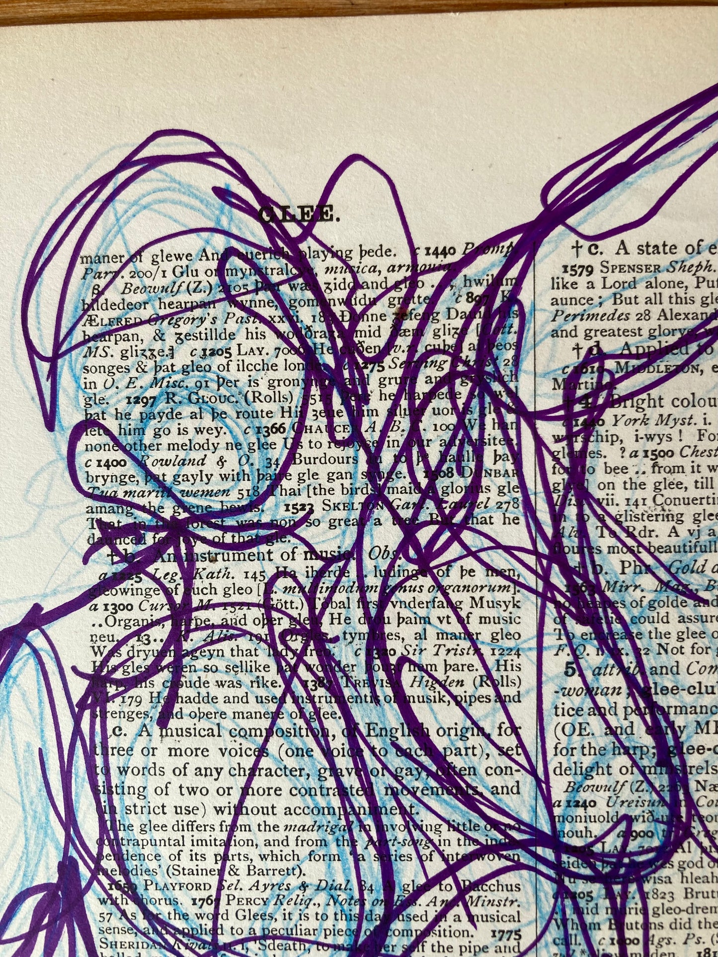 Glee Gleed | Ink & pencil on paper