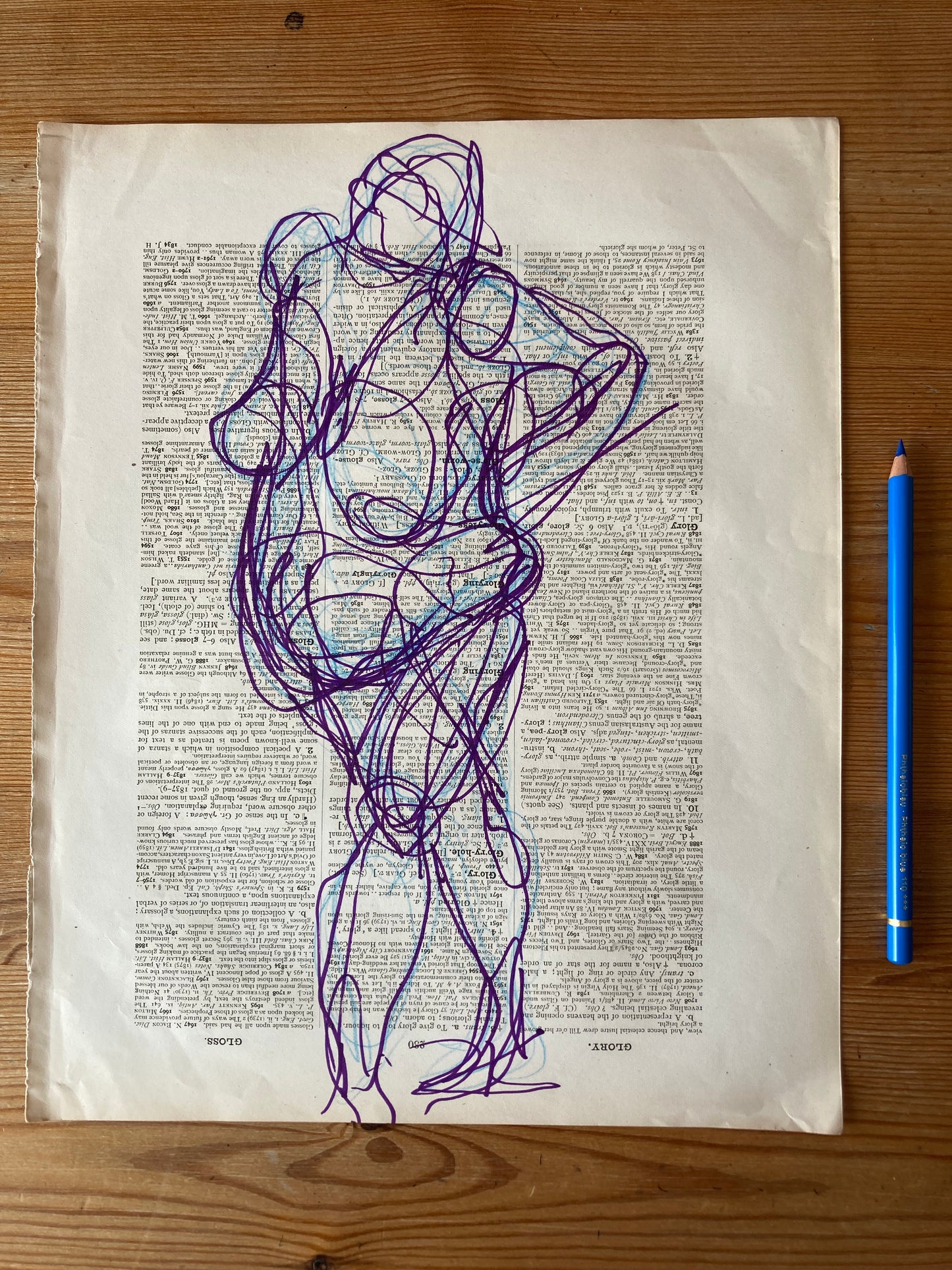 Glory & Gloss | Ink & pencil on paper