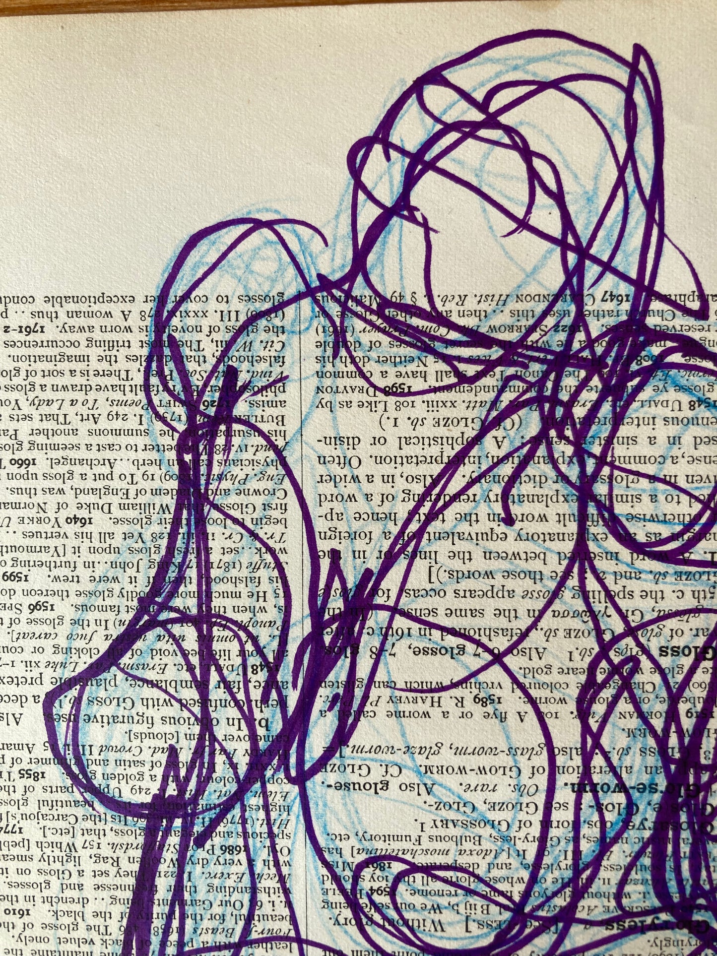 Glory & Gloss | Ink & pencil on paper