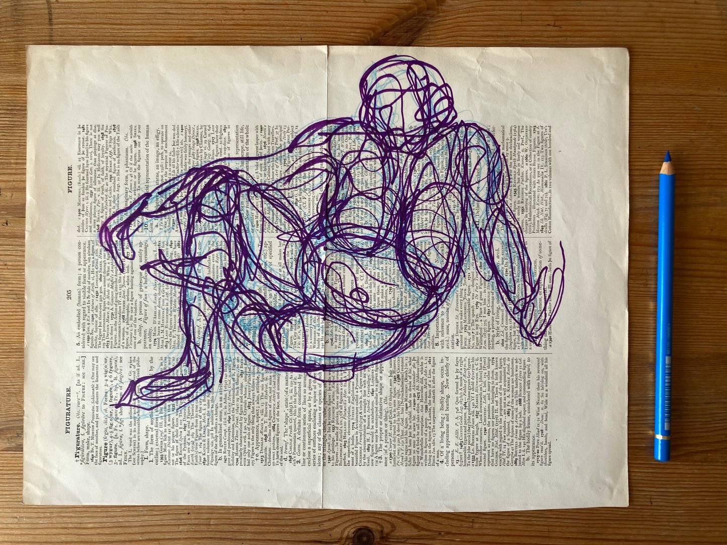 Figurative Figure | Ink & pencil on paper