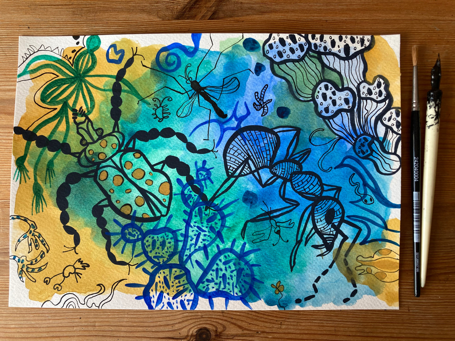 Playful 3 | Watercolour on paper