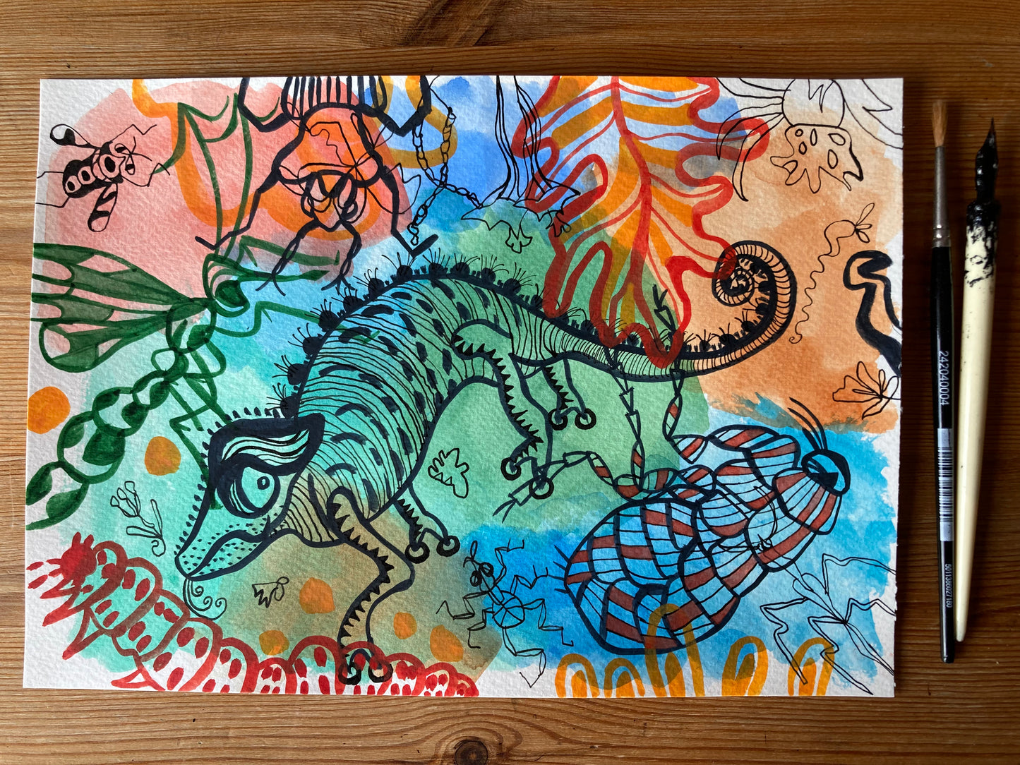 Playful 1 | Watercolour on paper