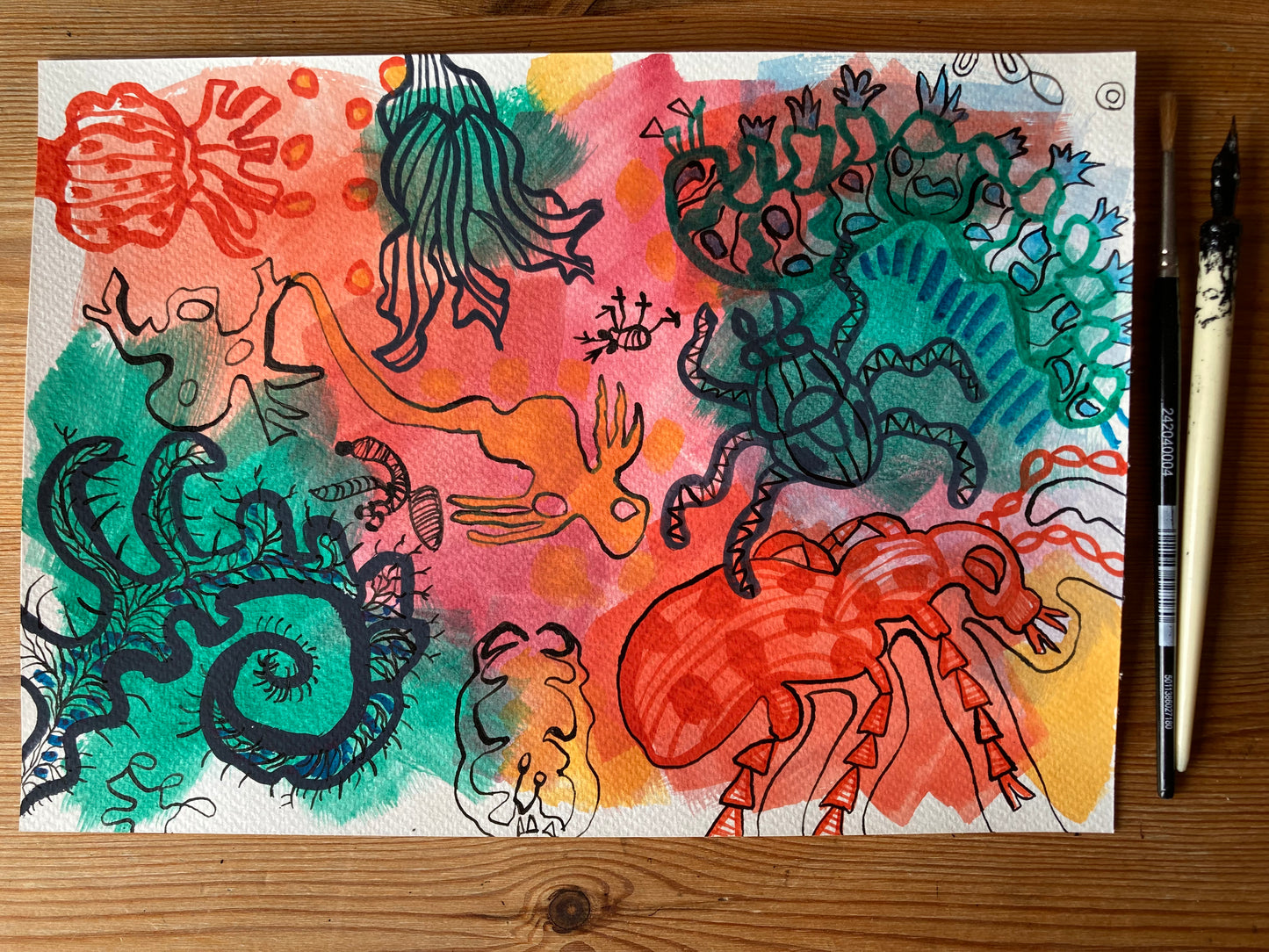 Playful 4 | Watercolour on paper