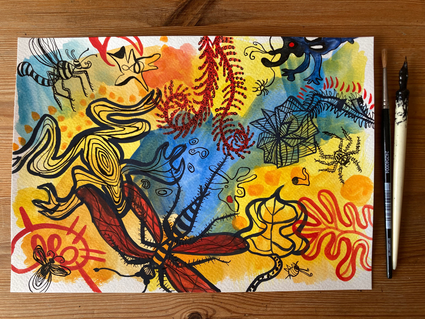 Playful 6 | Watercolour on paper