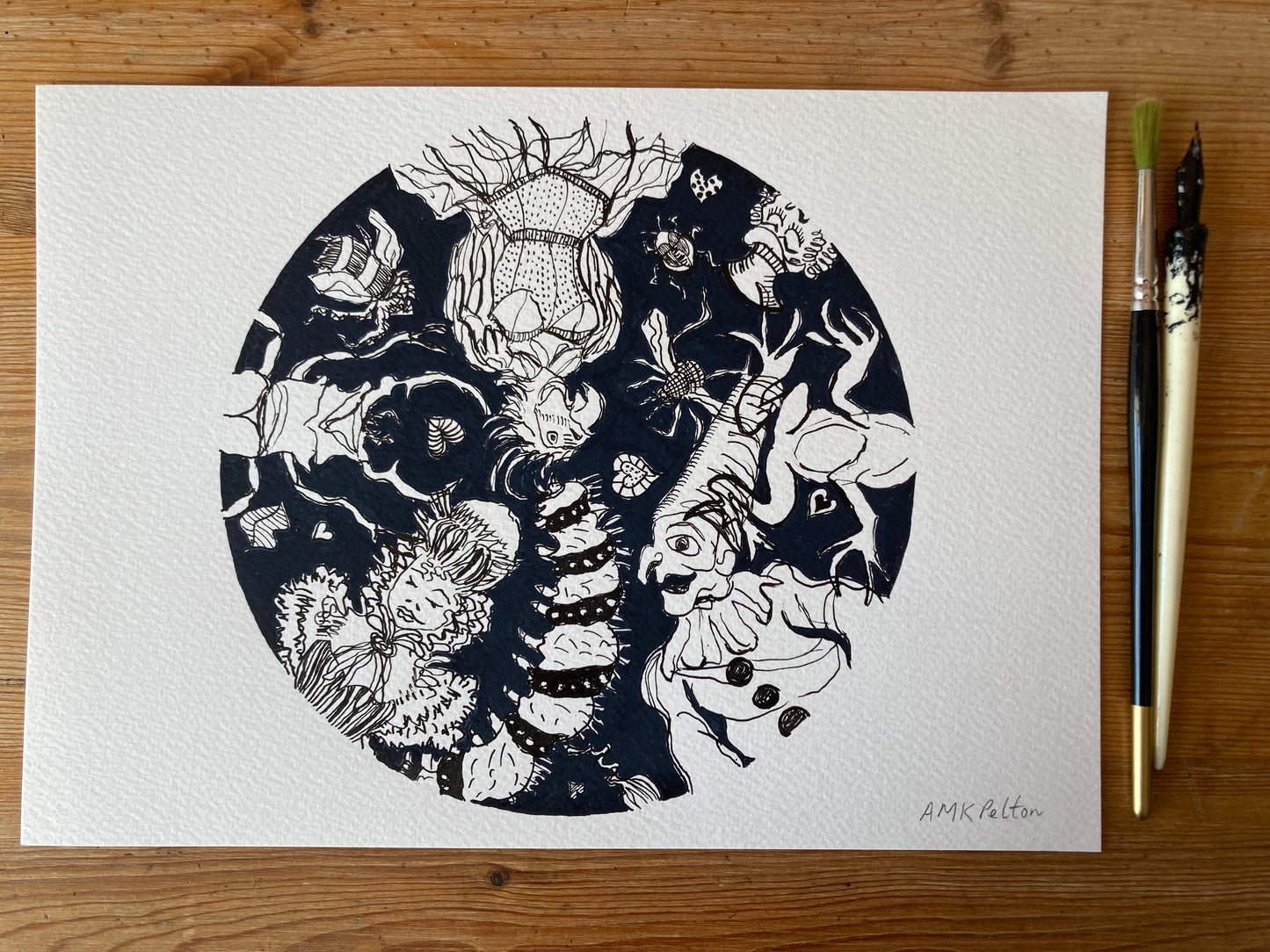 Ballroom Bodies | Ink on paper