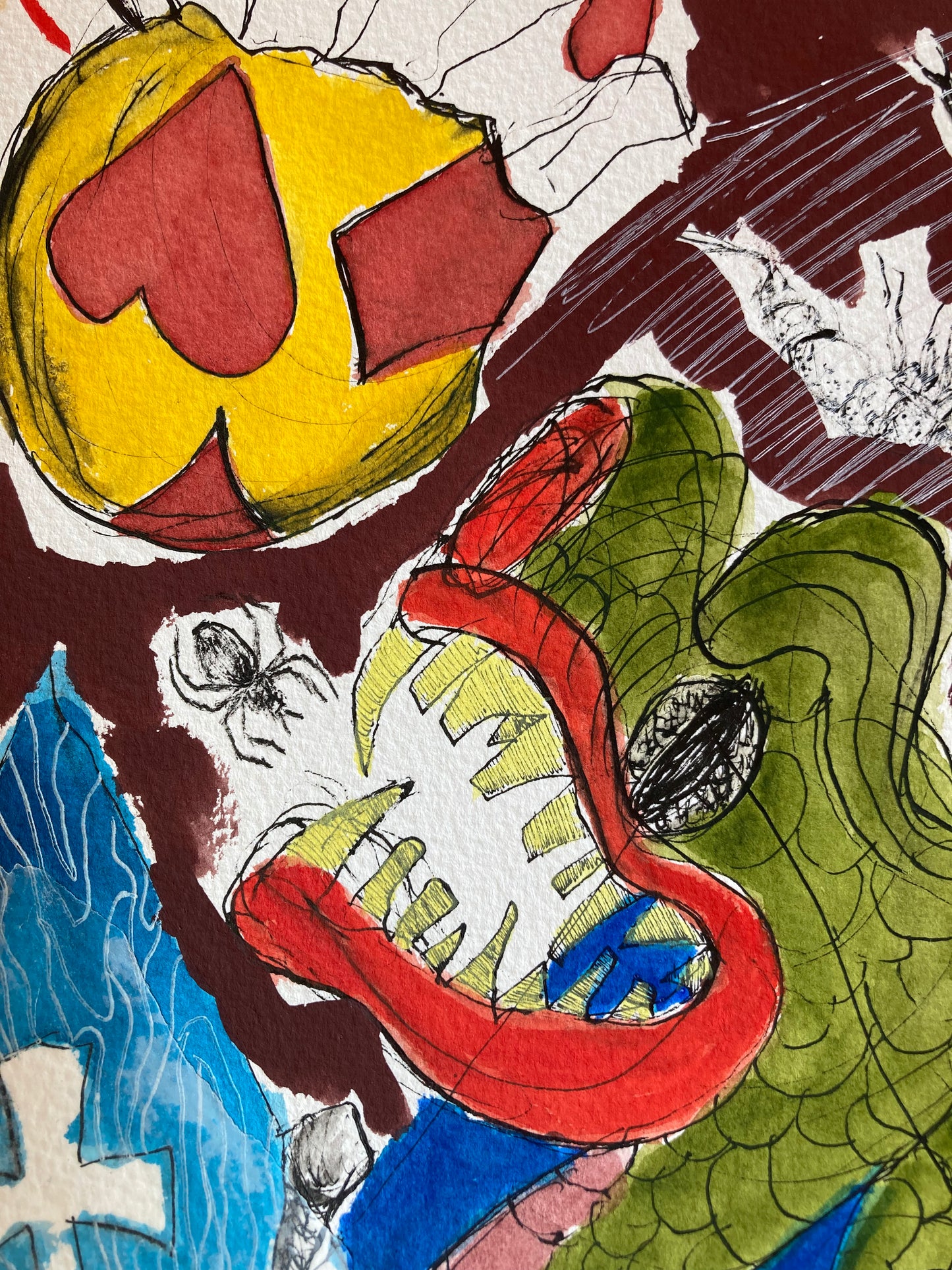 Circus of life 01 | Ink & watercolour on paper