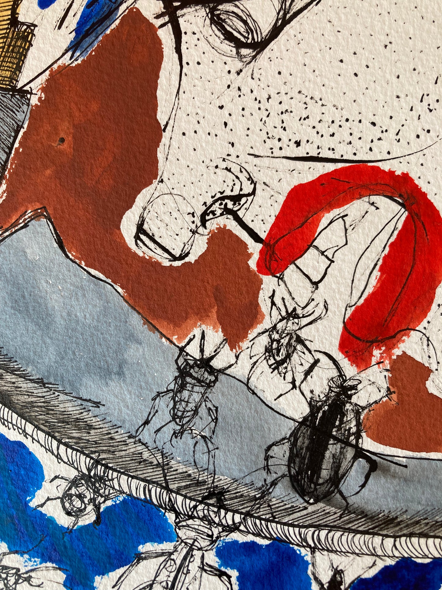 Circus of life 02 | Ink & watercolour on paper