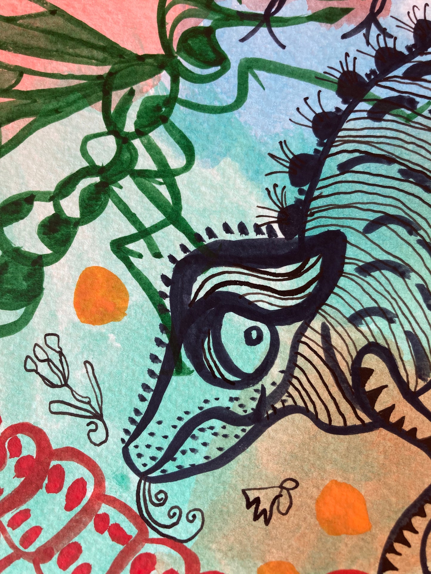 Playful 1 | Watercolour on paper