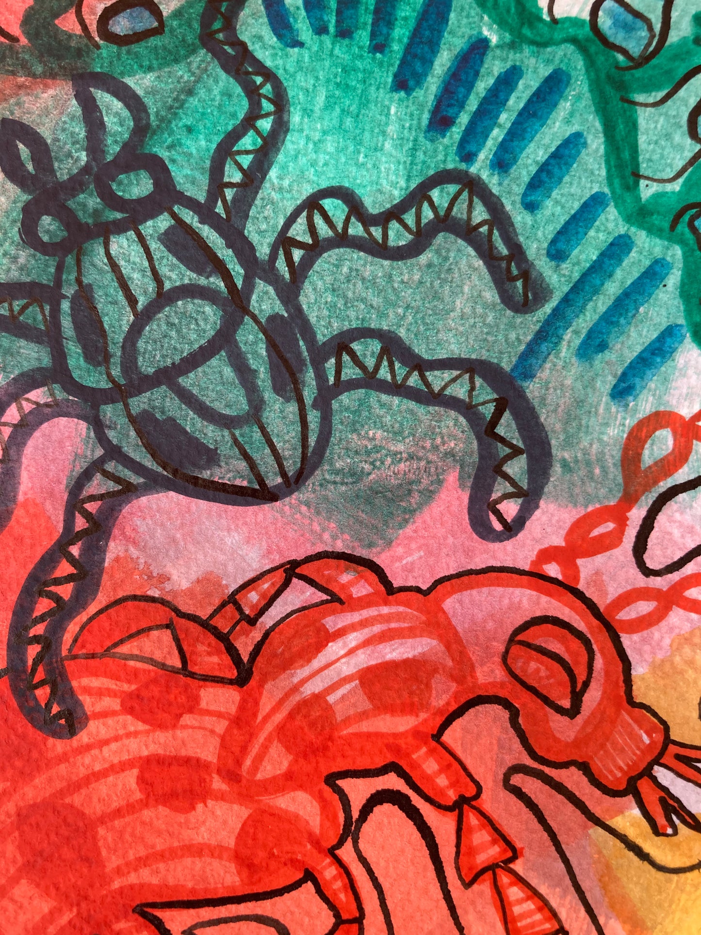Playful 4 | Watercolour on paper