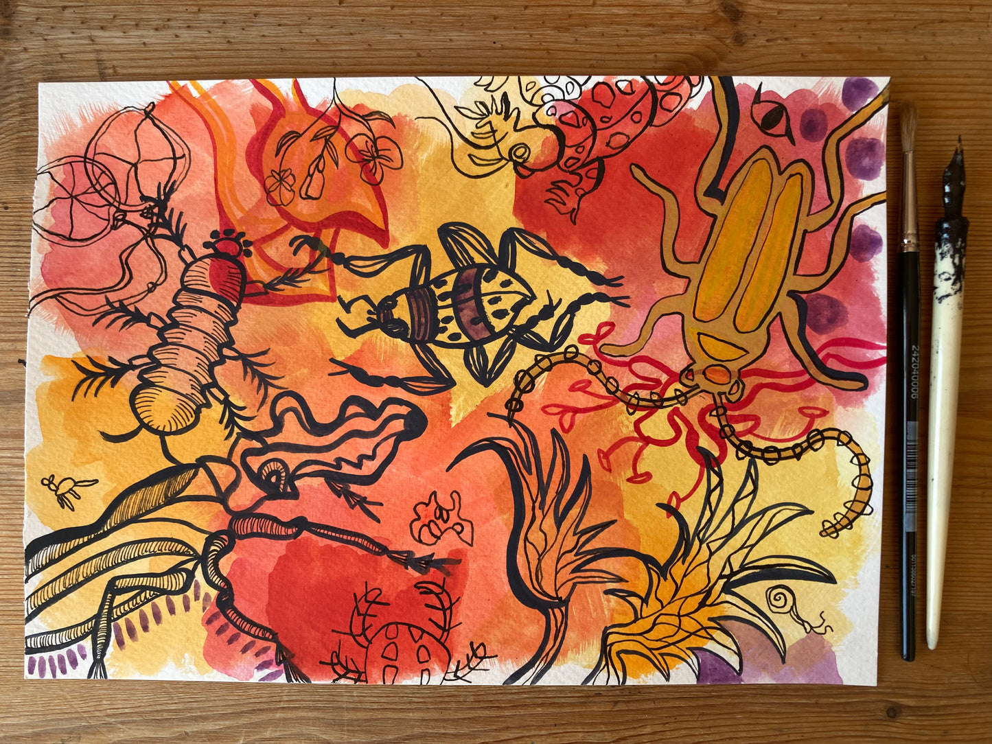 Playful 5 | Watercolour on paper
