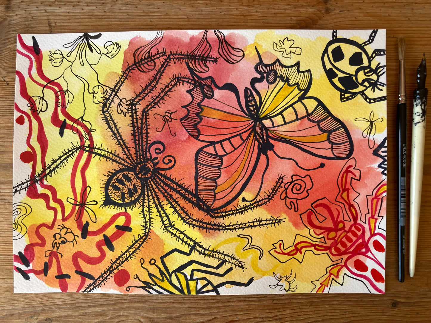 Playful 2 | Watercolour on paper