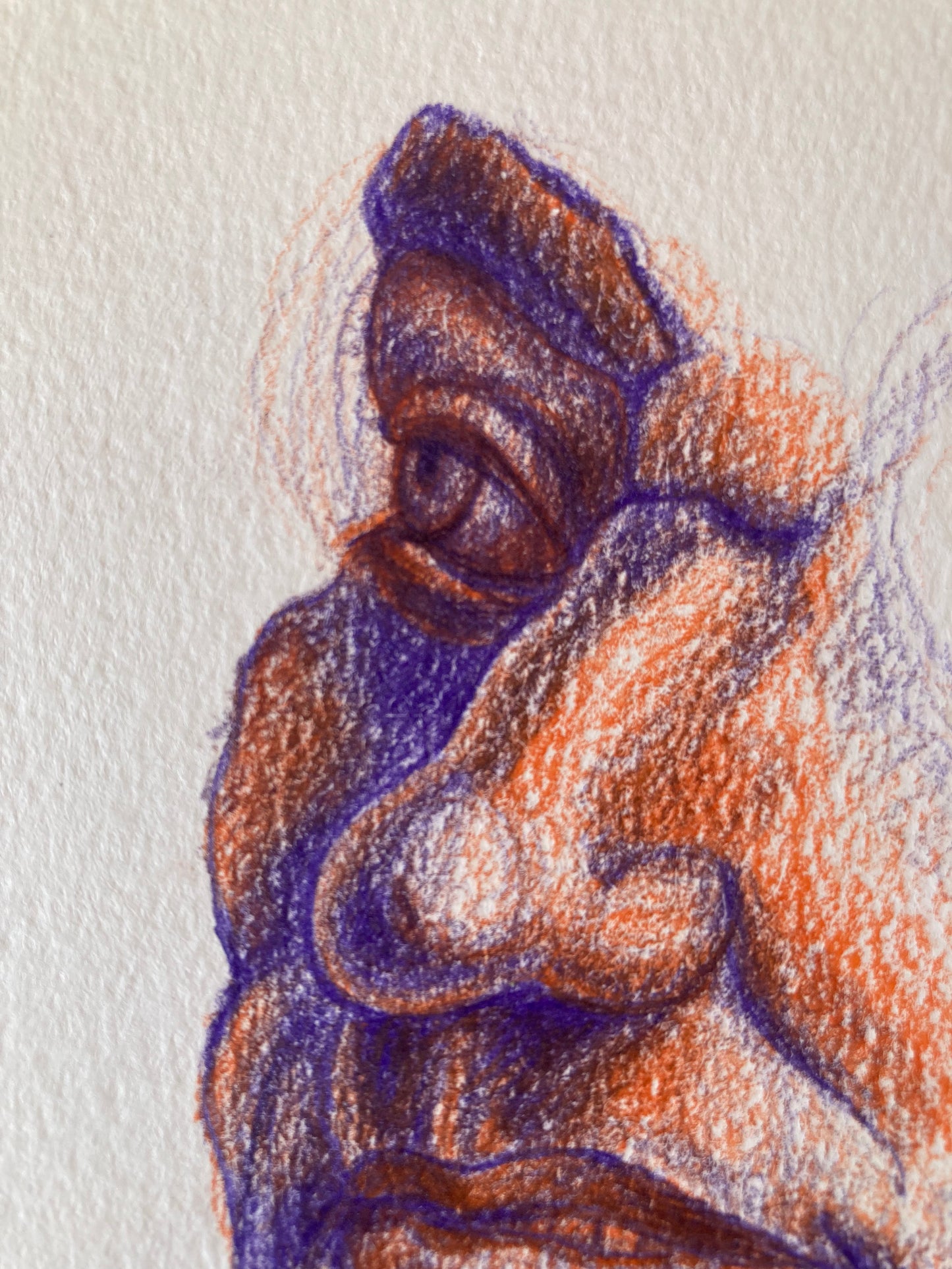 Fragment Study 1 | Coloured pencil on paper