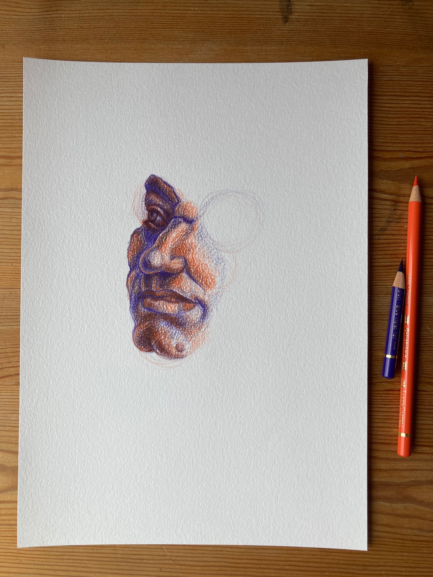 Fragment Study 1 | Coloured pencil on paper