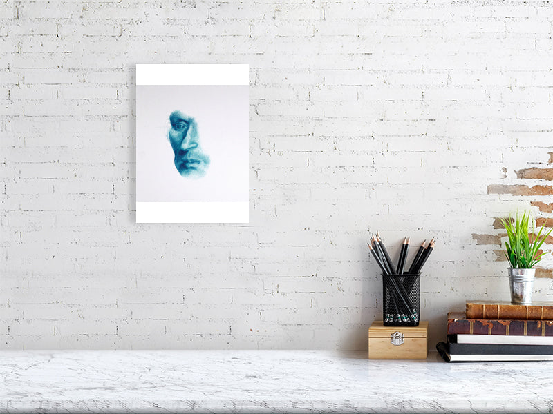 Fragment Study 2 Giclée print A3 size by Maria Pelton showing human emotions and fragments of memory inspired by Renaissance paintings