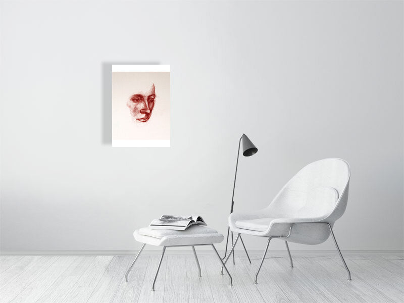 Fragment Study 4 Giclée print A2 size by Maria Pelton showing human emotions and fragments of memory inspired by Renaissance paintings